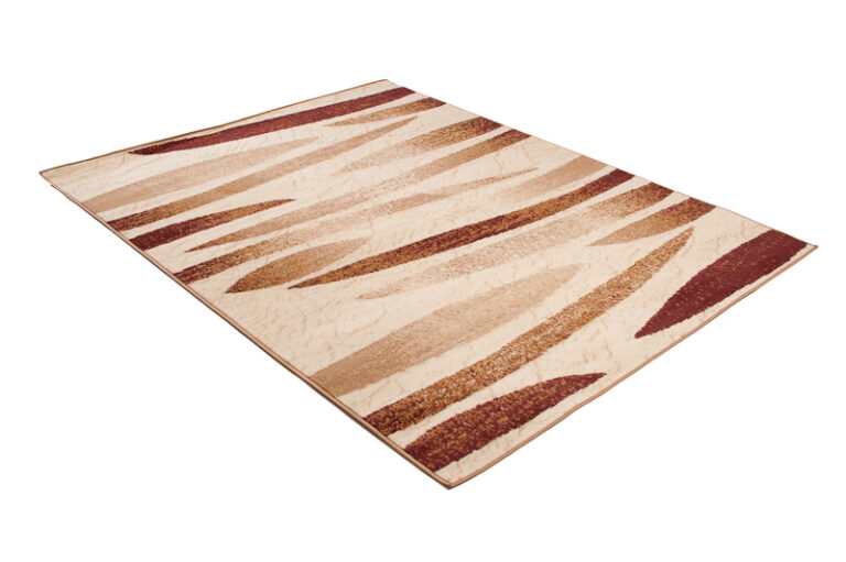 DREAM Tapis Moderne Abstrait Pierres Beige Ecru Léger Fin