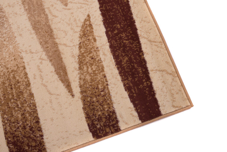 DREAM Tapis Moderne Abstrait Pierres Beige Ecru Léger Fin