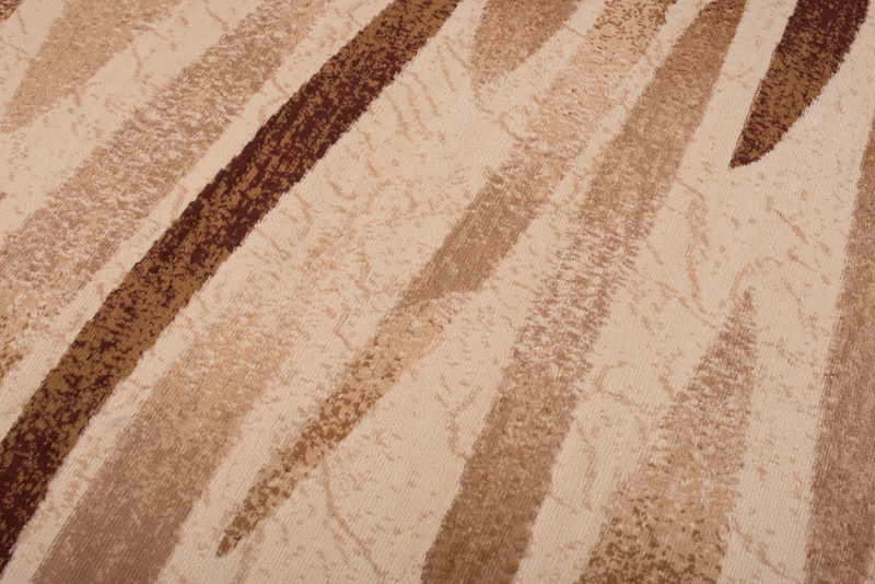 DREAM Tapis Moderne Abstrait Pierres Beige Ecru Léger Fin