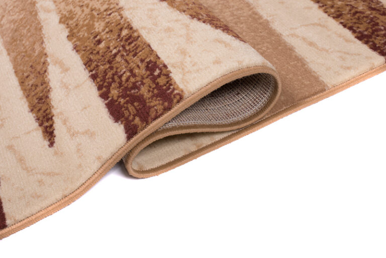 DREAM Tapis Moderne Abstrait Pierres Beige Ecru Léger Fin