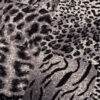 DREAM Tapis Moderne Animal Sauvage Panthère Gris Noir Crème Fin