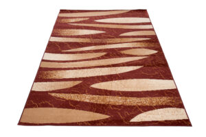 DREAM Tapis Moderne Pierres Abstrait Léger Marron Beige Fin