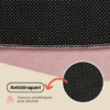 Tapis Lumi Rond Gris Foncé Antidérapant