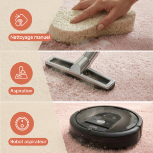 Tapis Lumi Gris Clair Antidérapant