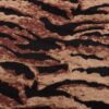 DREAM  Tapis Moderne Animal Sauvage Tigre Marron Noir Fin