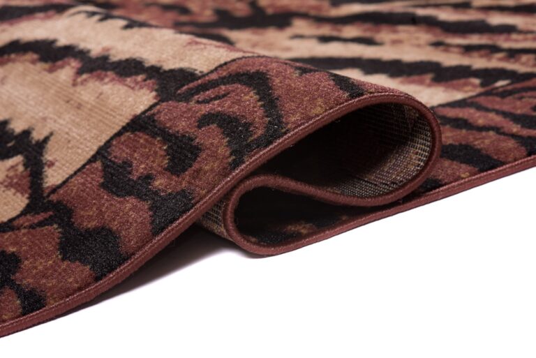 DREAM  Tapis Moderne Animal Sauvage Tigre Marron Noir Fin