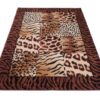 DREAM Tapis Moderne Animal Sauvage Tigre Panthère Marron Beige Fin