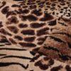 DREAM Tapis Moderne Animal Sauvage Tigre Panthère Marron Beige Fin