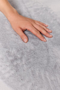 Tapis Lumi Gris Clair Antidérapant