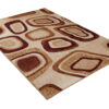 DREAM Tapis Moderne Géométrique Pierres Beige Marron Fin