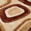 DREAM Tapis Moderne Géométrique Pierres Beige Marron Fin