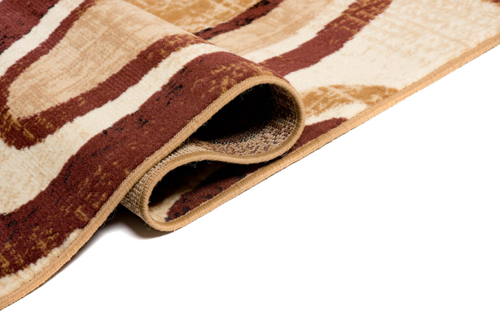 DREAM Tapis Moderne Géométrique Pierres Beige Marron Fin