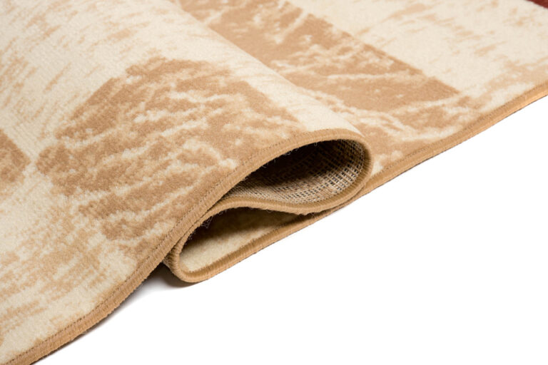 DREAM Tapis Moderne Abstrait Pierres Ecru Beige Marron Fin