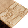 DREAM Tapis Moderne Géométrique Carreaux Marron Beige Moutarde Fin