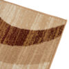 DREAM Tapis Moderne Abstrait Vagues Beige Marron Fin
