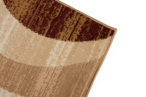 DREAM Tapis Moderne Abstrait OndesEcru Beige Marron Fin