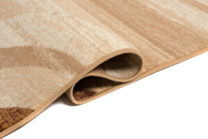 DREAM Tapis Moderne Abstrait OndesEcru Beige Marron Fin