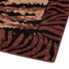 DREAM  Tapis Moderne Animal Sauvage Tigre Marron Noir Fin