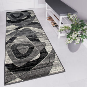 Tapis De Passage Dream Géométrique Gris Triangles