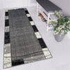 Tapis De Passage Dream Gris Géométrique Cadre