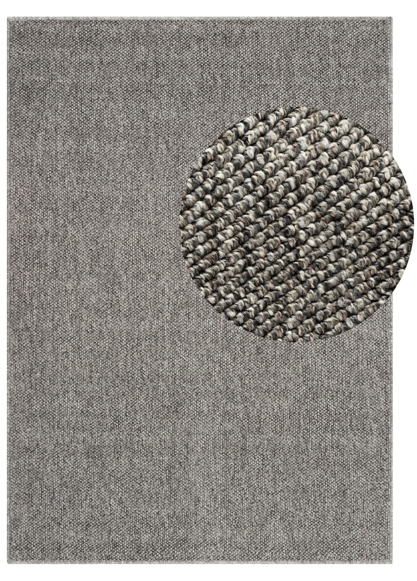 Tapis Extérieur Calma Gris Foncé