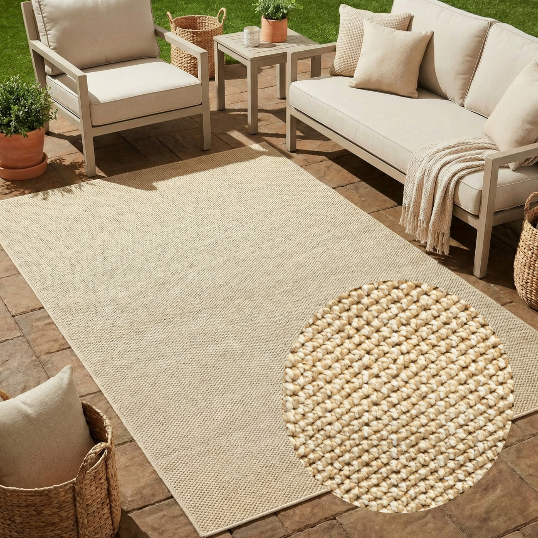 Tapis Extérieur Calma Beige