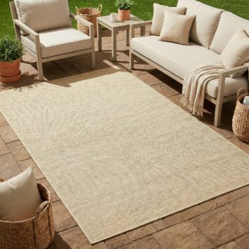 Tapis Extérieur Calma Beige
