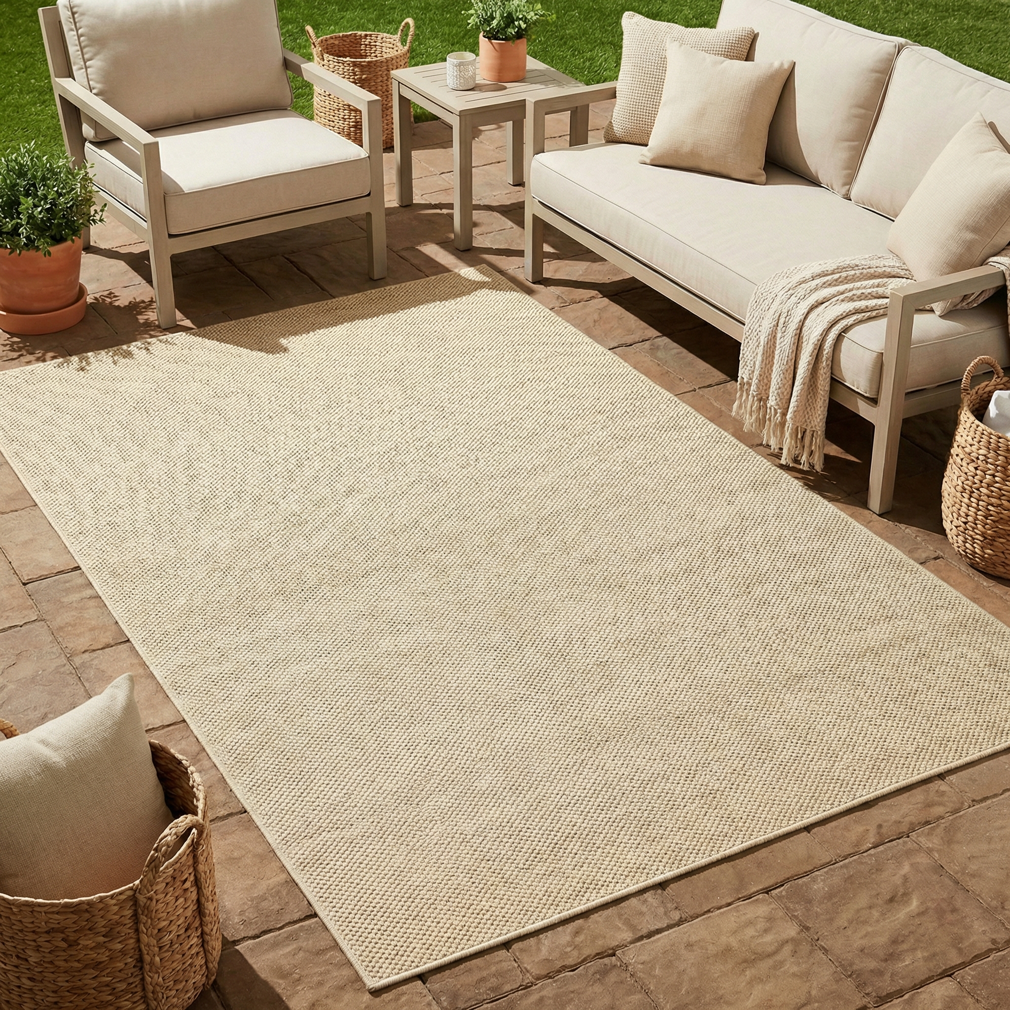 Tapis Extérieur Calma Beige
