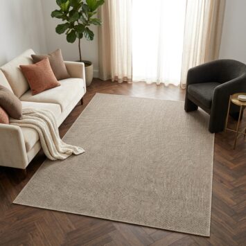Tapis Extérieur Calma Marron