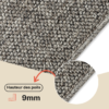 Tapis Extérieur Calma Gris Foncé