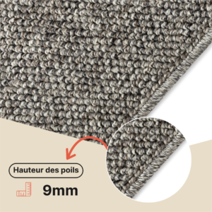 Tapis Extérieur Calma Gris Foncé