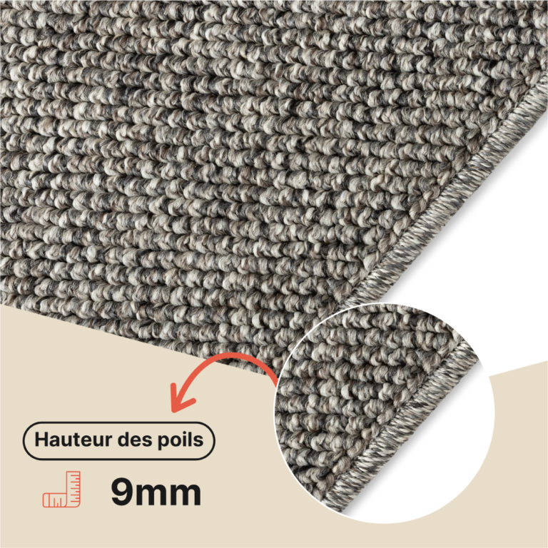 Tapis Extérieur Calma Gris Foncé