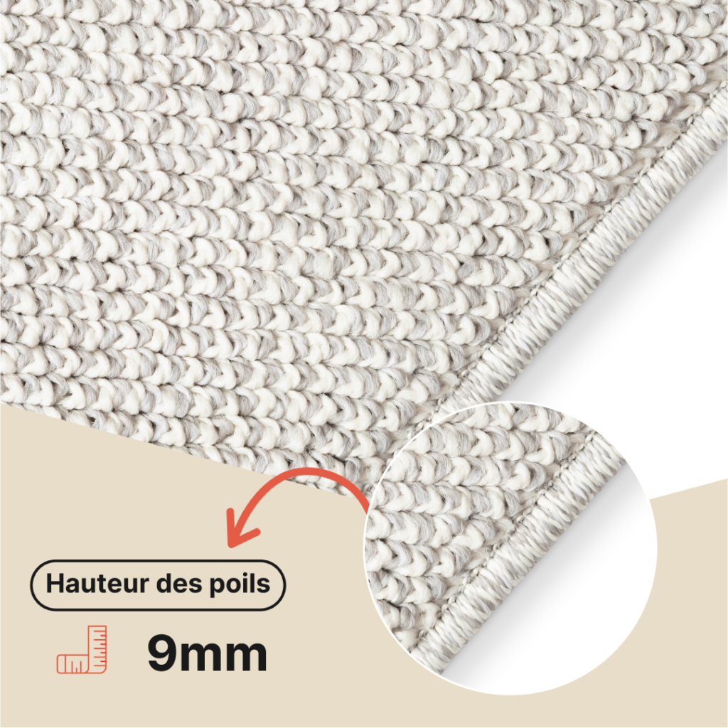 Tapis Extérieur Calma Gris Clair