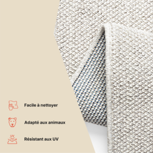 Tapis Extérieur Calma Gris Clair