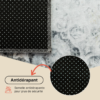 Tapis Venezia Ornement Abstrait Bleu Gris Crème Antidérapant