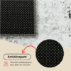 Tapis Bari Abstrait Gris Foncé Crème Antidérapant
