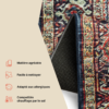 Tapis Ispahan Classique Traditionnel Bordeaux Antidérapant