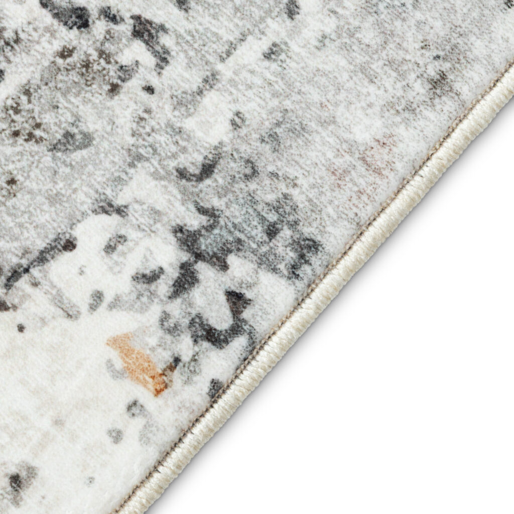 Tapis Bari Abstrait Multicolore Antidérapant