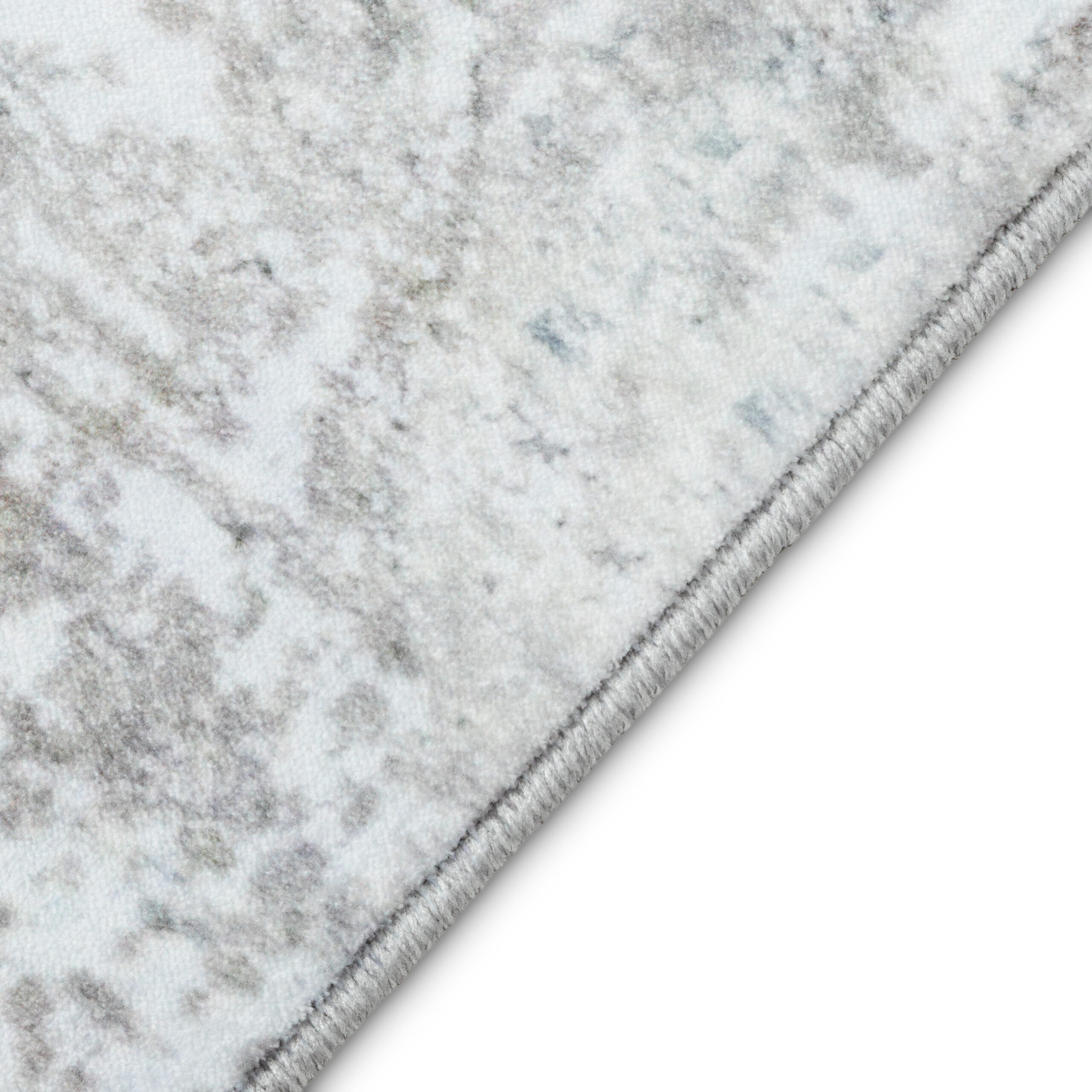 Tapis Bari Abstrait Bleu Crème Antidérapant