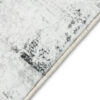 Tapis Bari Abstrait Gris Foncé Crème Antidérapant