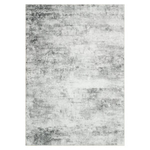 Tapis Bari Abstrait Gris Clair Antidérapant