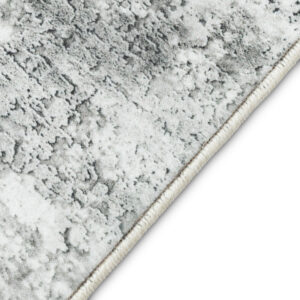 Tapis Bari Abstrait Gris Clair Antidérapant