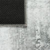 Tapis Bari Abstrait Gris Clair Antidérapant