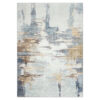 Tapis Bari Multicolore Design Pictural Antidérapant
