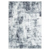Tapis Bari Abstrait Bleu Foncé  Antidérapant