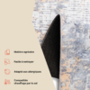 Tapis Ash Gris Rouille Antidérapant