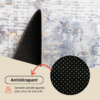 Tapis Ash Gris Rouille Antidérapant