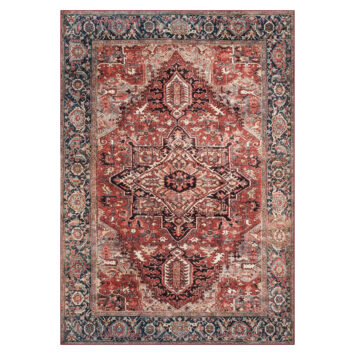 Tapis Ispahan Multicolore Classique Antidérapant