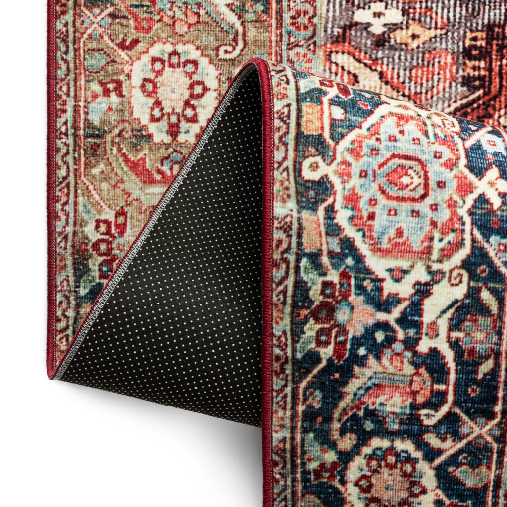 Tapis Ispahan Multicolore Classique Antidérapant