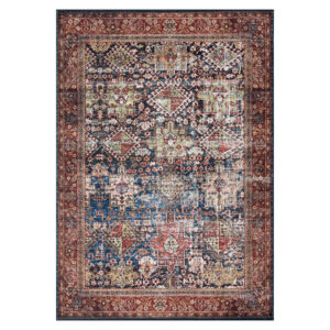 Tapis Ispahan Classique Vintage Motif Médaillon Antidérapant